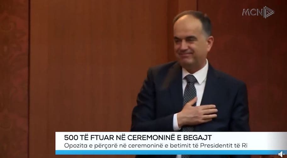 500 të ftuar në ceremoninë e Begajt/ Opozita e përçarë në ceremoninë e betimit të presidentit të ri (VIDEO)