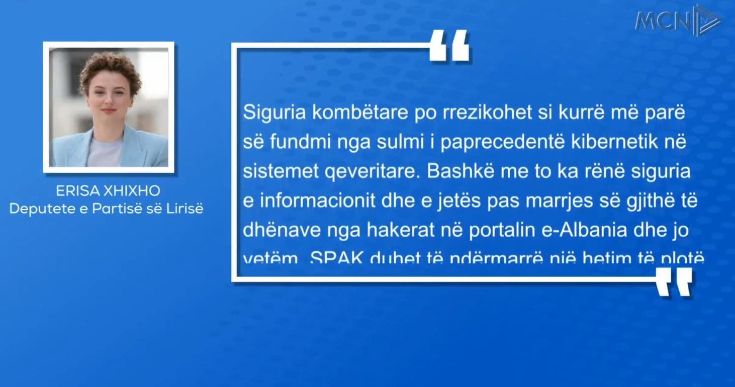 ‘’Siguria kombëtare në rrezik’’, Xhixho: SPAK të hetojë tenderat e AKSHI-it (VIDEO)