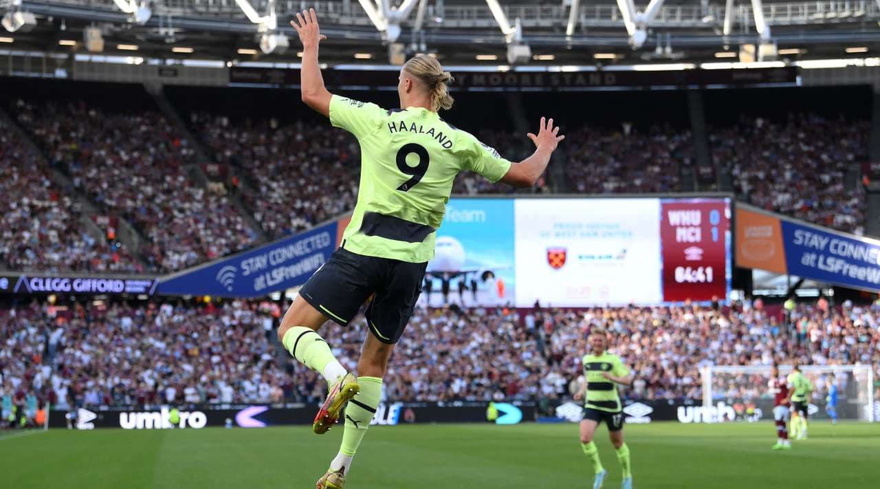Haaland debuton me dopietë në Premier League, Manchester City triumfon ndaj West Ham (VIDEO)