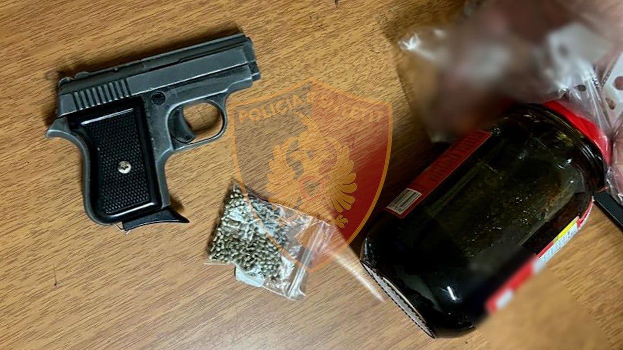 Shpërndanin kanabis dhe lëviznin me armë zjarri/ Arrestohen dy persona në Tiranë