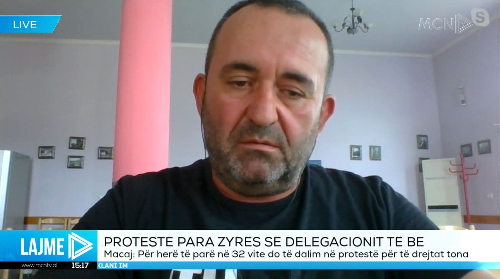 Sindikata e Shërbimeve Policore, protestë para zyrës së BE/ Macaj: Kërkojmë audit të pavarur. Mafia po na zë frymën!