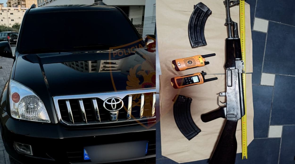 Arrestohet në Lezhë i implikuari në vrasjen e një efektivi dhe një 34-vjeçare, policia i gjen në makinë automatik dhe fishekë