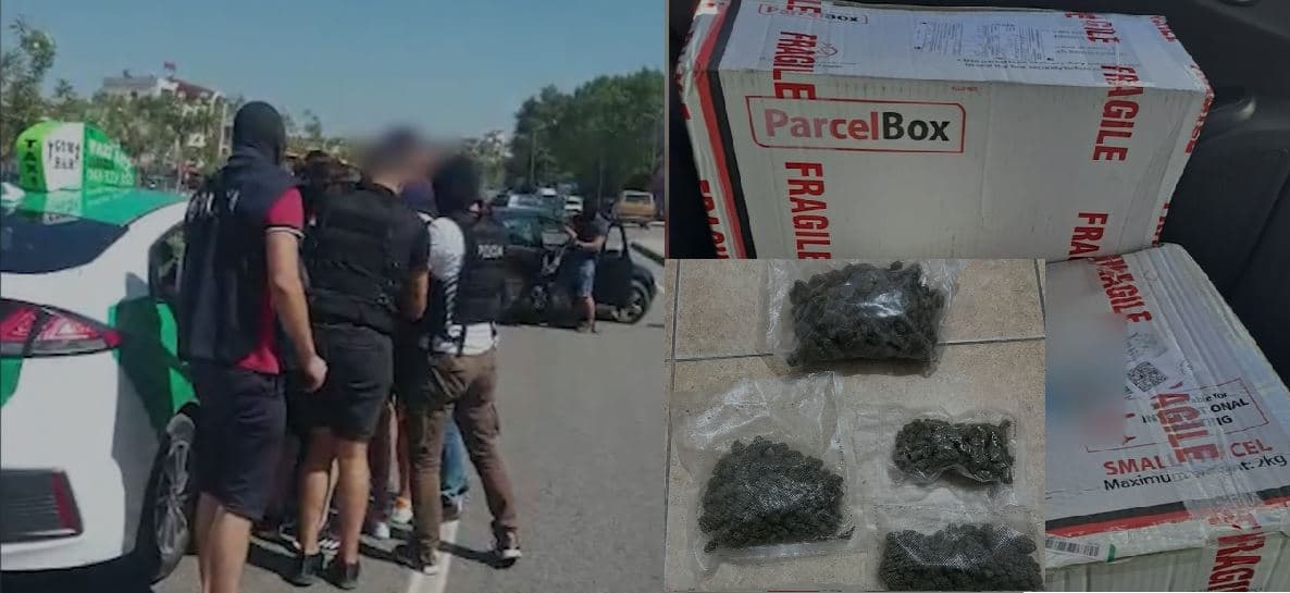 Sillnin kanabis nga Mbretëria e Bashkuar në Shqipëri, dy të arrestuar në Durrës (VIDEO)