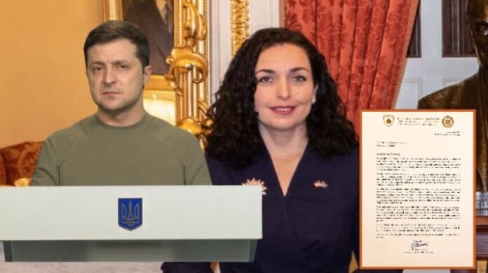 Osmani letër Zelenskyt në përvjetorin e pavarësisë: Do të jemi me ju derisa Ukraina të fitojë
