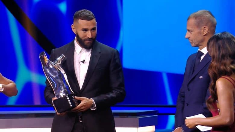   Karim Benzema shpallet lojtari më i mirë i vitit nga UEFA