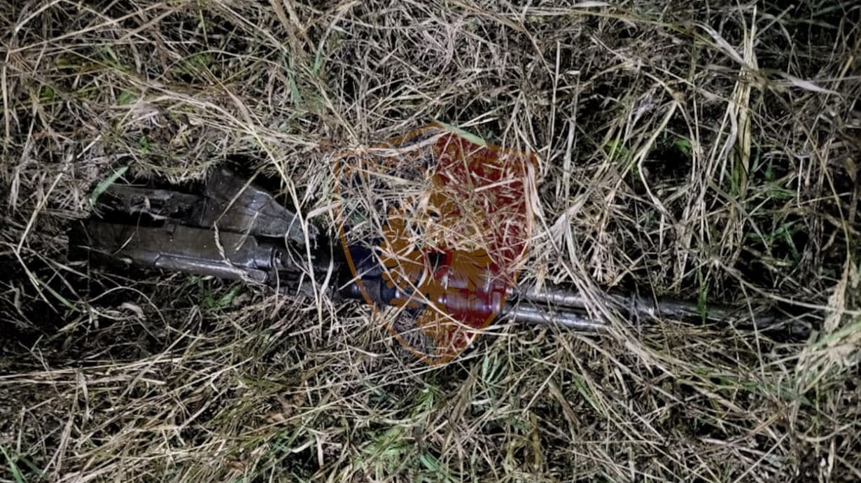 Plagosja në Kurbin, gjendet në një parcelë arma e autorit