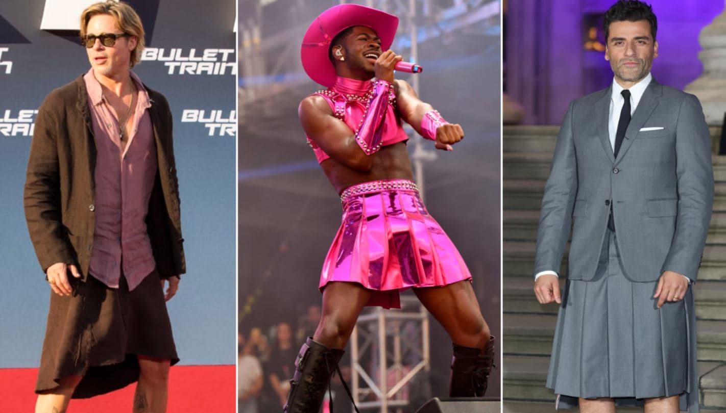 Nga Brad Pitt te Lil Nas X, më shumë meshkuj po veshin funde