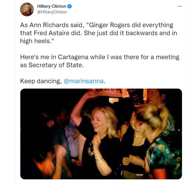 Hillary Clinton i del në krah kryeministres finlandeze