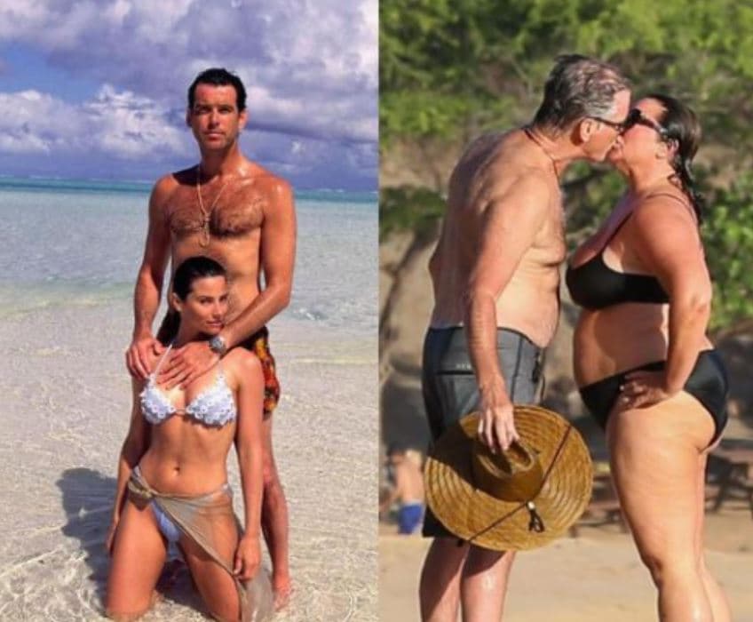 Pierce Brosnan u përgjigjet atyre që ironizuan peshën trupore të gruas së tij