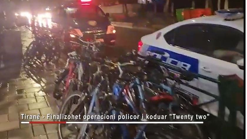 Vodhën 22 biçikleta në Tiranë/ Arrestohet 32-vjeçari, në kërkim dy bashkëpunëtorët e tij