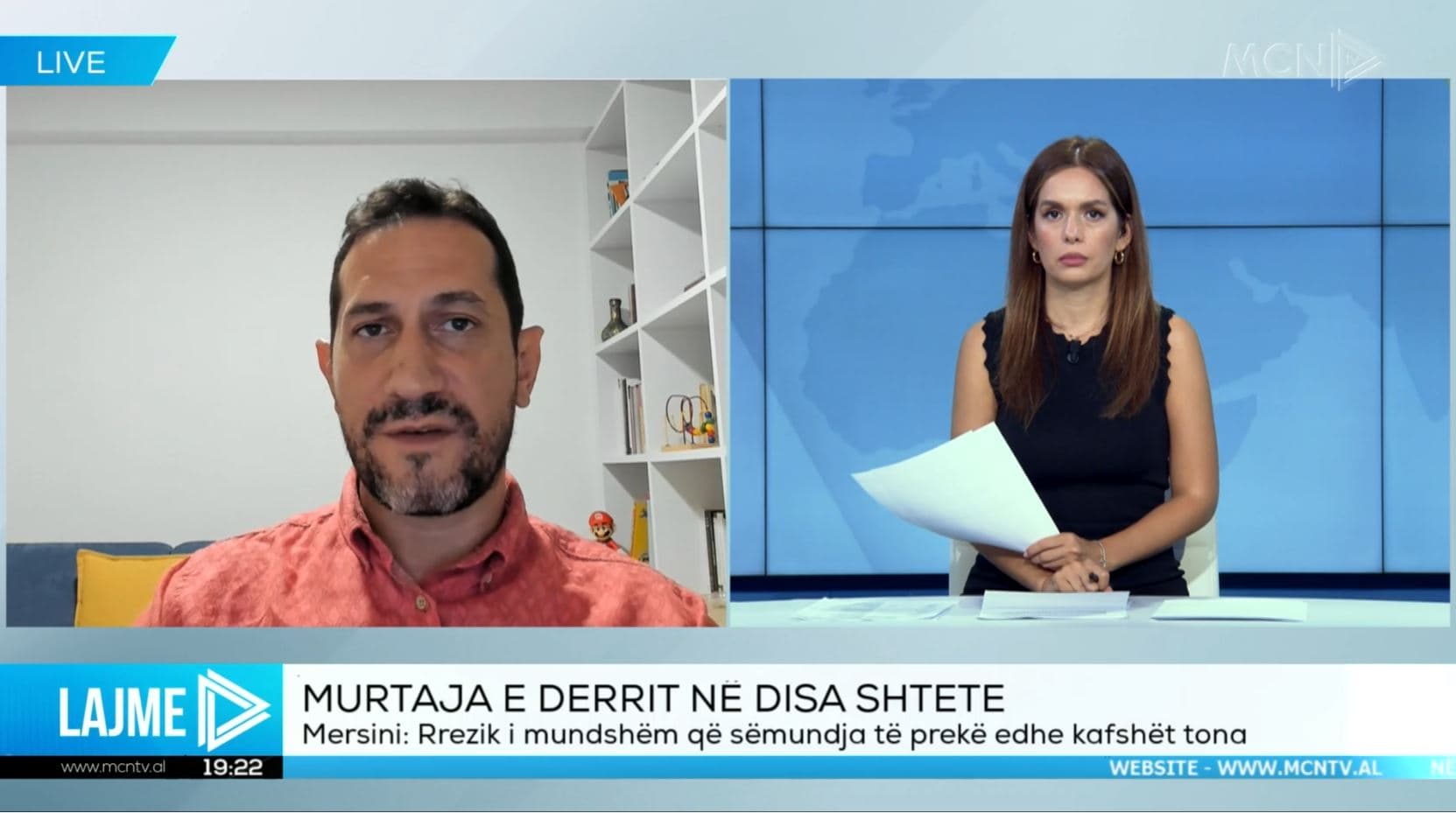 Murtaja e derrave, Mersini: Nuk ka rrezik për njeriun, por dëmet mund të jenë të mëdha