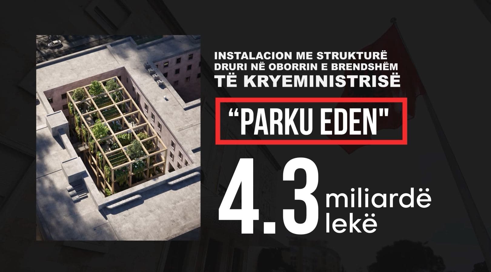 “Parku Eden” Oborri i Ramës si oborri i Zotit