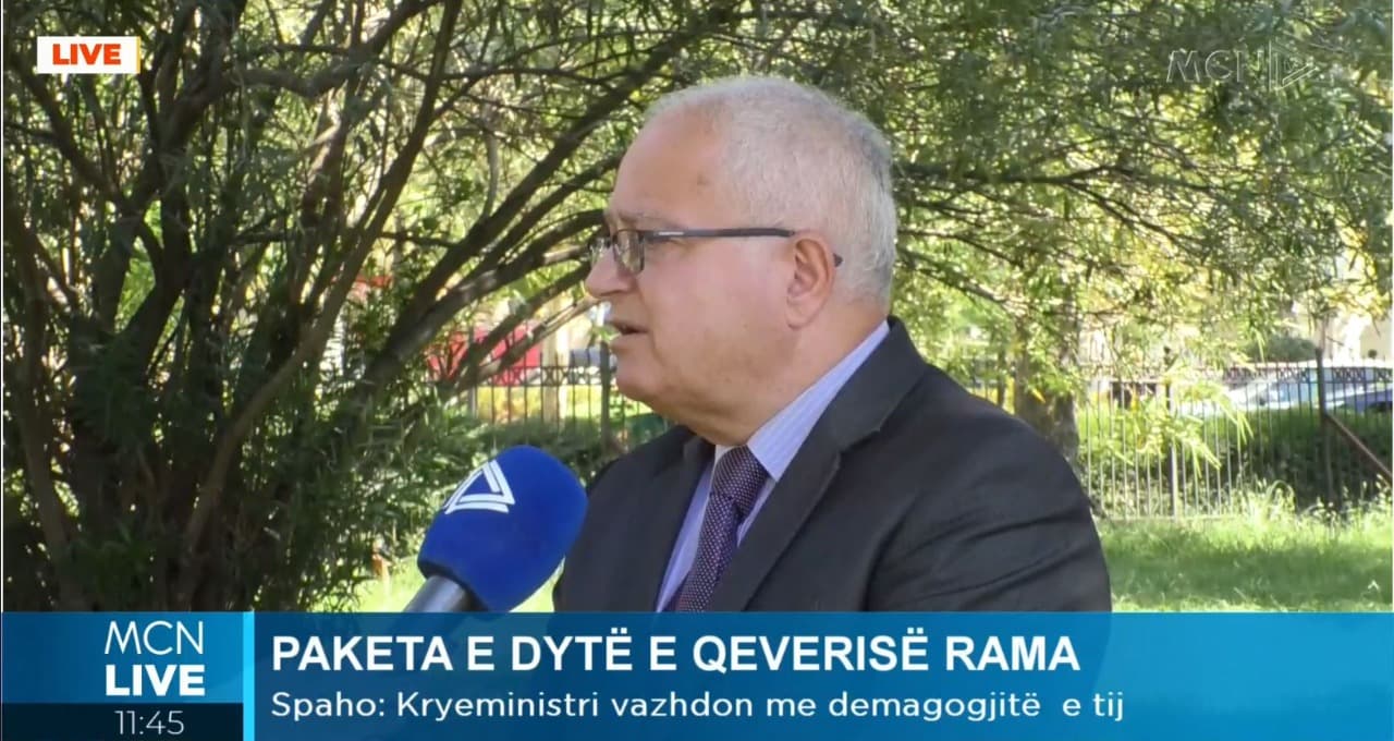 Spaho: Paketa antikrizë, vazhdim i demagogjisë së Ramës! 54 mijë familje do e paguajnë energjinë sa frëngu pulën (VIDEO)