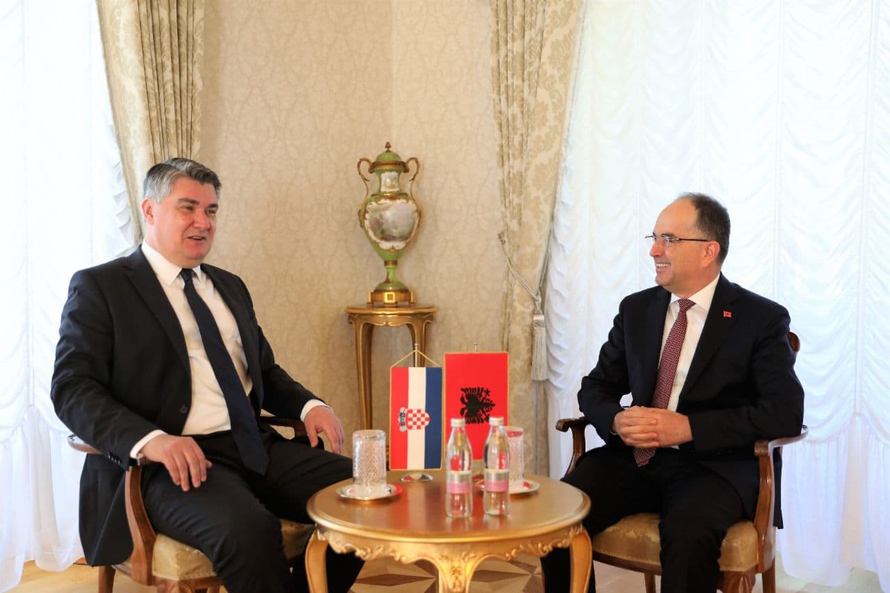 Begaj me presidentin Milanoviç: Marrëdhënia me shtetin kroat, në interesin më të mirë të rajonit