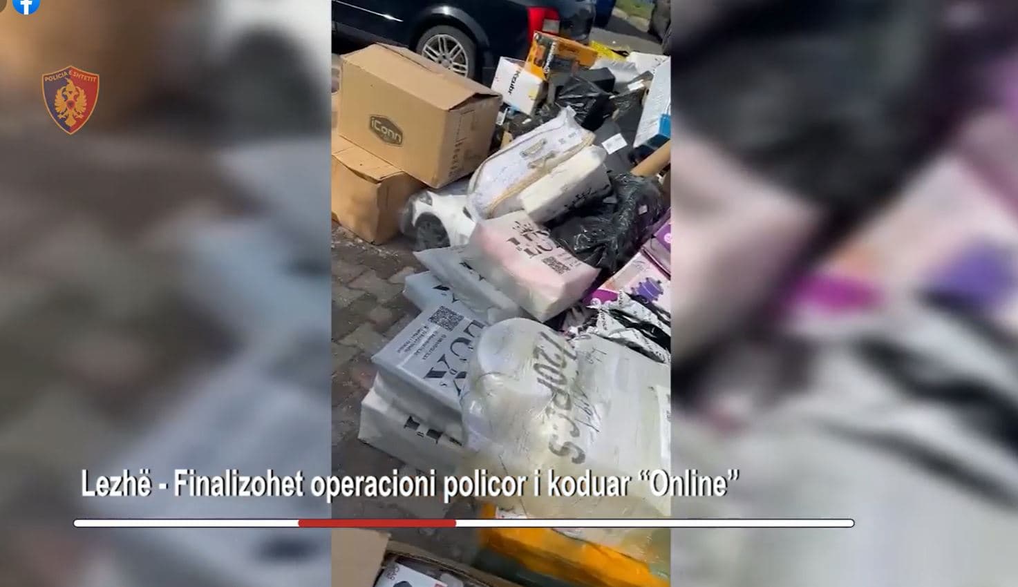 Policia në Lezhë sekuestron dy furgonë me mallra kontrabandë me vlerë mbi 10 milionë lekë