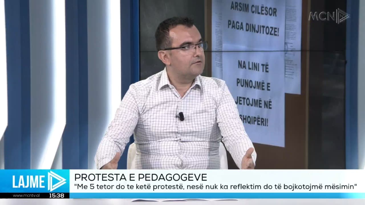 Protesta e pedagogëve, Dhoska: Bojkotojmë mësimin nëse nuk na rriten pagat