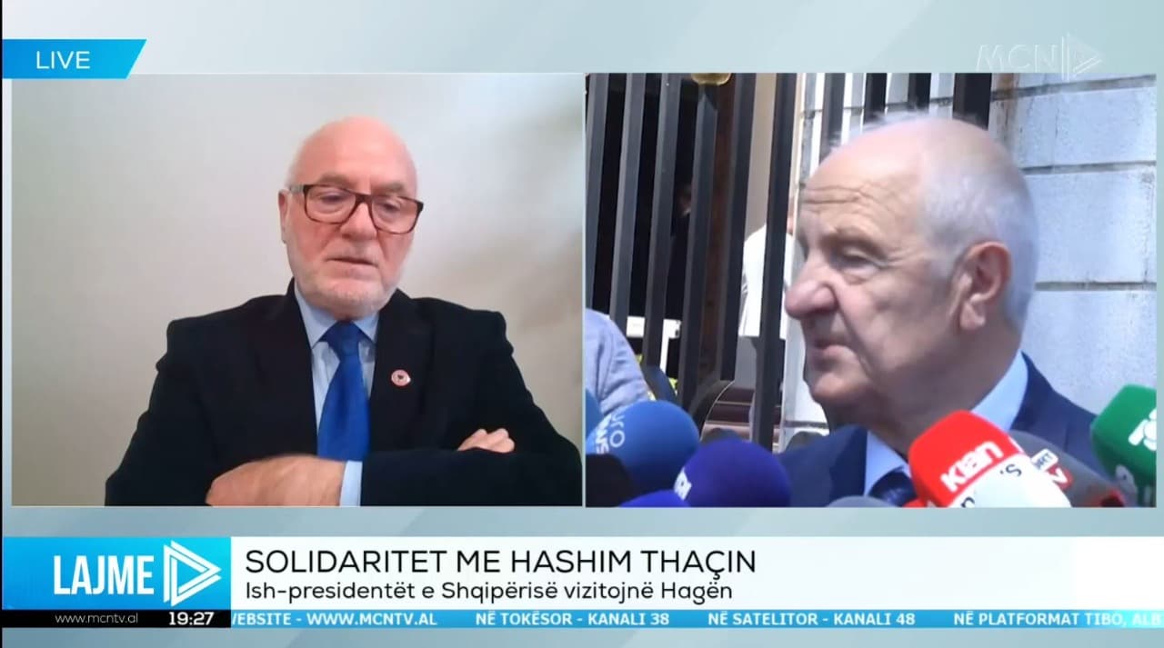 Presidentët e Shqipërisë në Hagë, Berisha: Akt human, por pa asnjë ndikim! Fusha e lojës është në Tiranë (VIDEO)