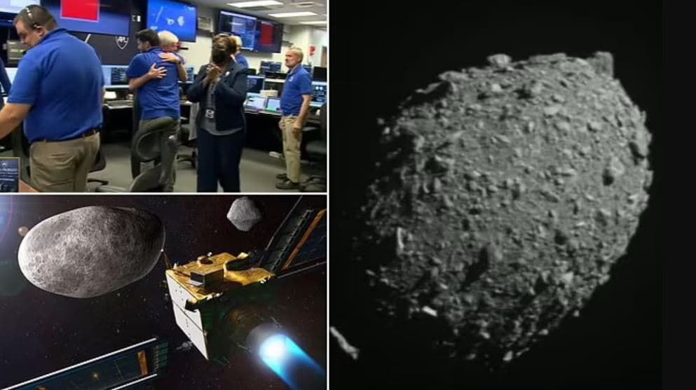 NASA godet asteroidin Dimorphos (VIDEO)