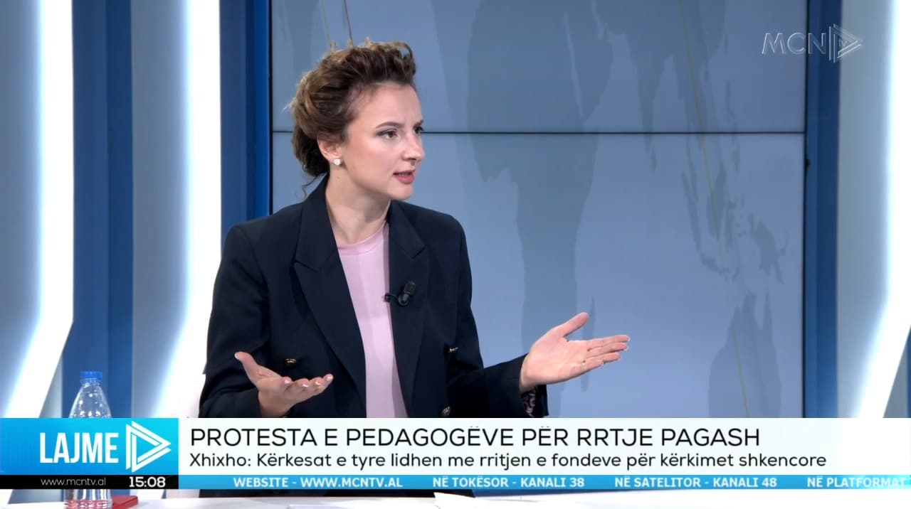 Protesta e pedagogëve, Xhixho: Rrezikohet viti akademik, qeveria të ndalojë PPP-të dhe t’u rrisë pagat