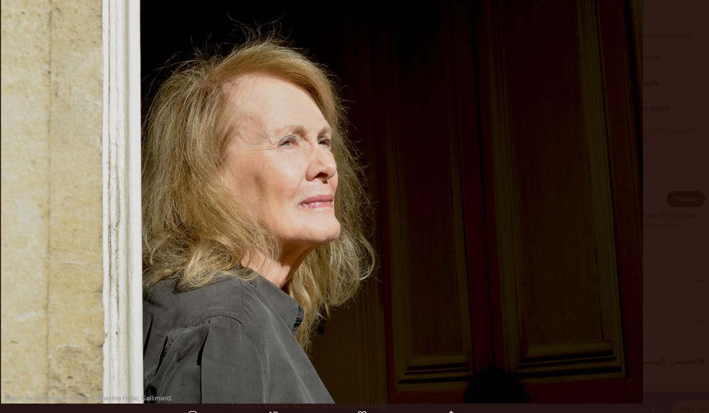 Nobeli në Letërsi i jepet shkrimtares franceze Annie Ernaux