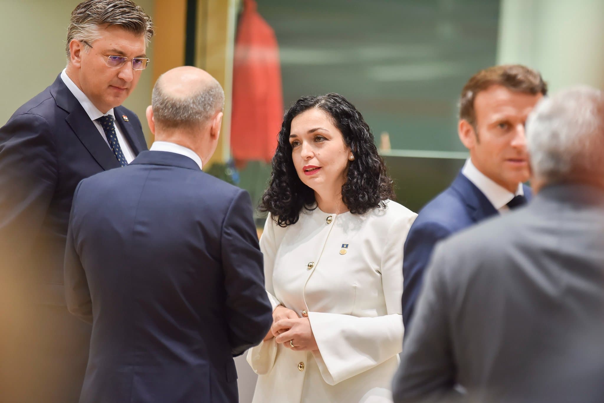 Osmani takon sot Scholz-in dhe Macron-in