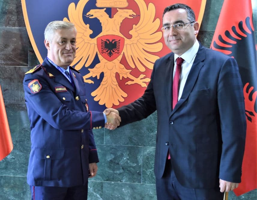 Rrumbullaku pret ambasadorin turk: Të forcojmë bashkëpunimin në luftën kundër krimit