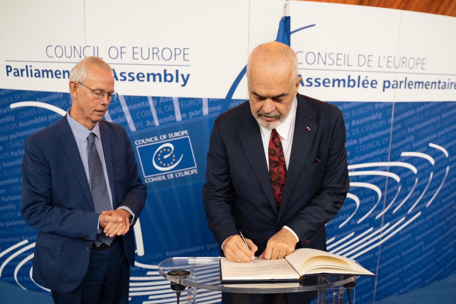 Rama në Strasburg, pritet nga presidenti i Asamblesë Parlamentare të KiE-së