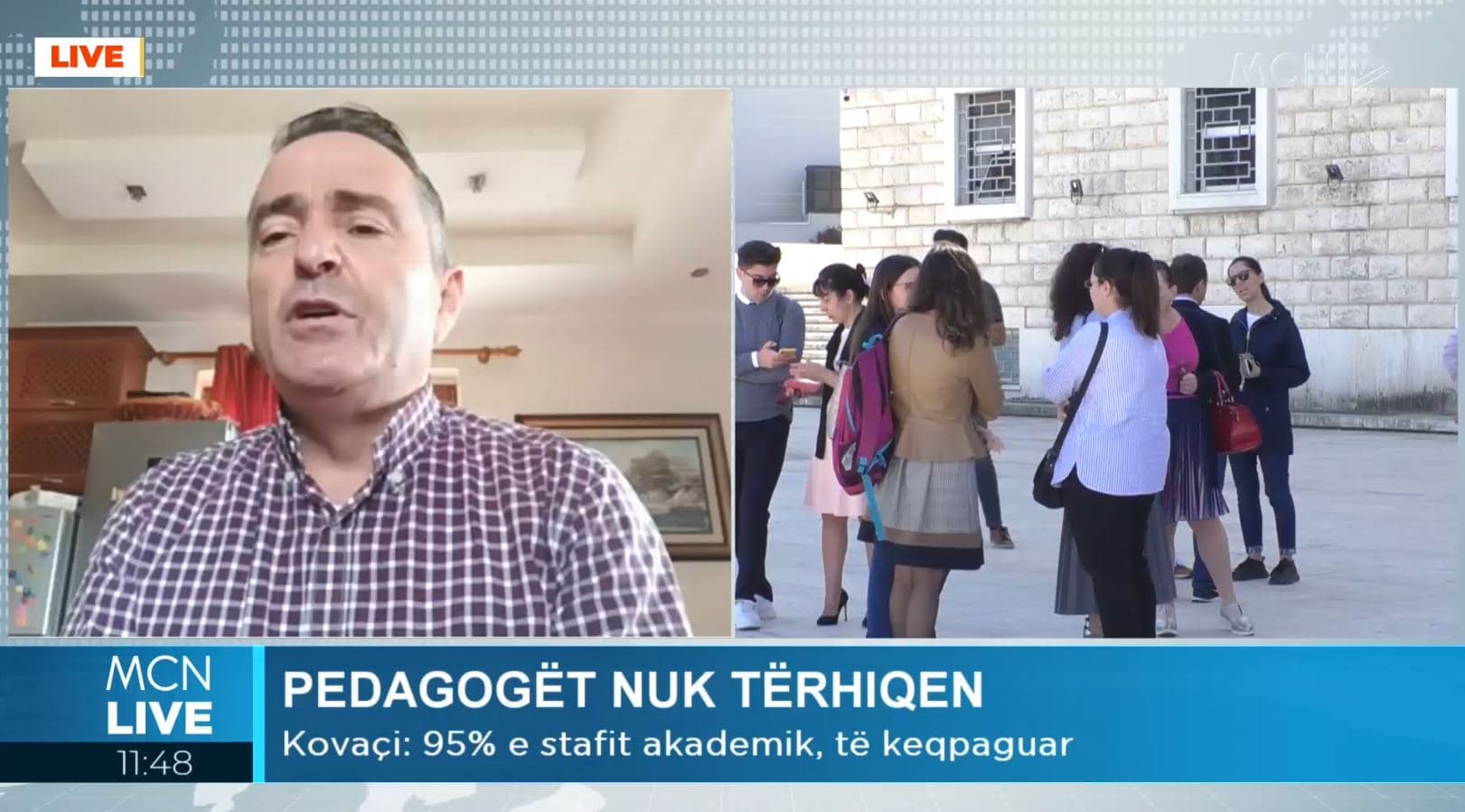 “Nëse protesta e pedagogëve do thyhet nga lart, vepër penale”, Kovaçi tregon rektorët kundër (VIDEO) 