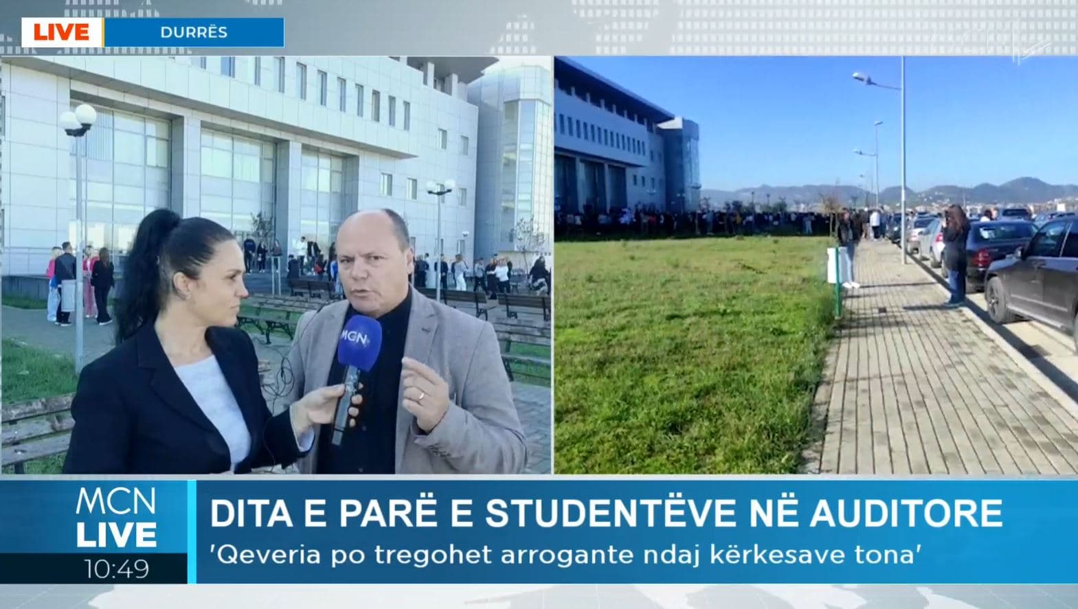 Pedagogët e Durrësit në protestë, Ahmetaj: S’mund të paguhemi sa menaxheri i një lokali fshati (VIDEO)