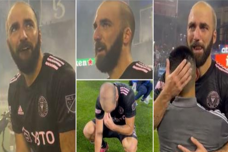 Higuain tërhiqet nga futbolli, shpërthen në lot në ndeshjen e fundit (VIDEO)