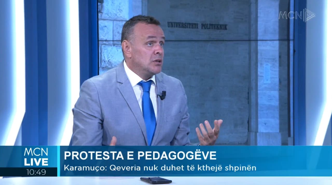 “Bojkoti i pedagogëve, masë ekstreme”, Karamuço: Fondet janë minimale, por s’mund t’i lëmë studentët rrugëve!  