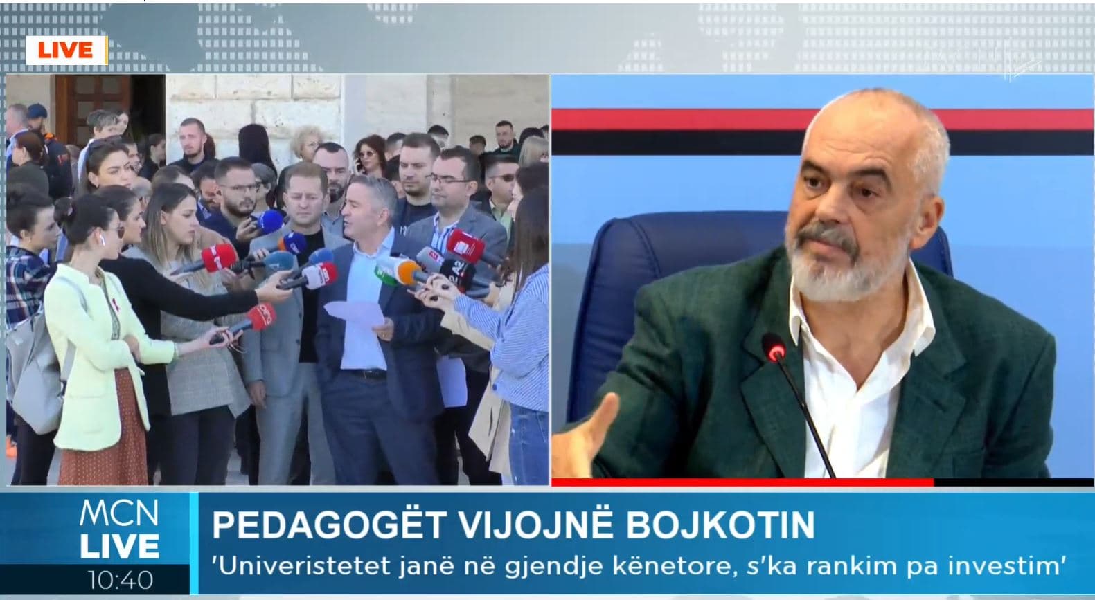 Pedagogët vazhdojnë bojkotin e mësimit, Kovaçi: Ndërprerje deri në realizimin e kërkesave