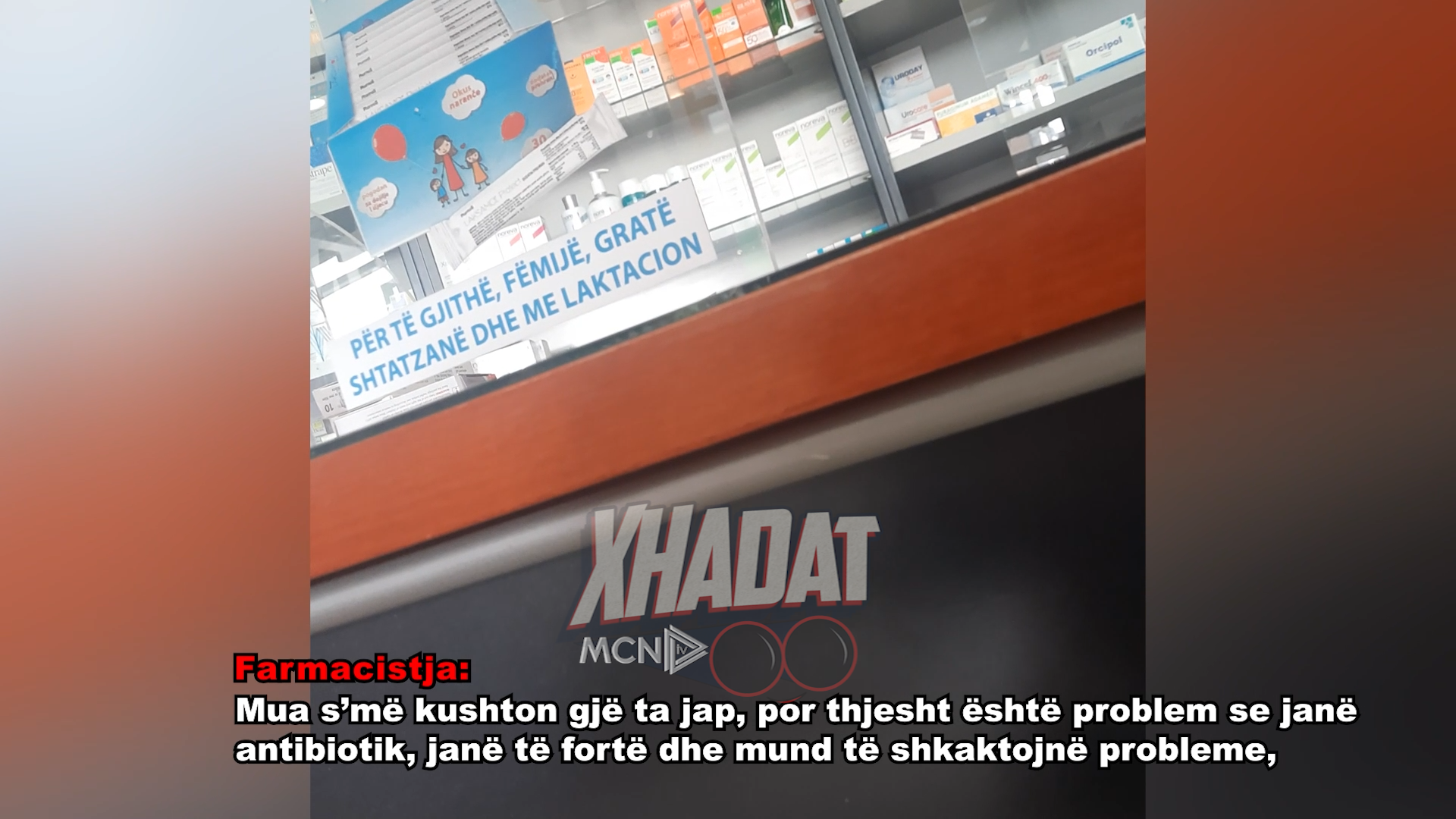 "Xhadat": Antibiotikë pa recetë/ Presidentja e Urdhrit të Farmacistëve për Tiranën shkel e para ligjin (VIDEO)