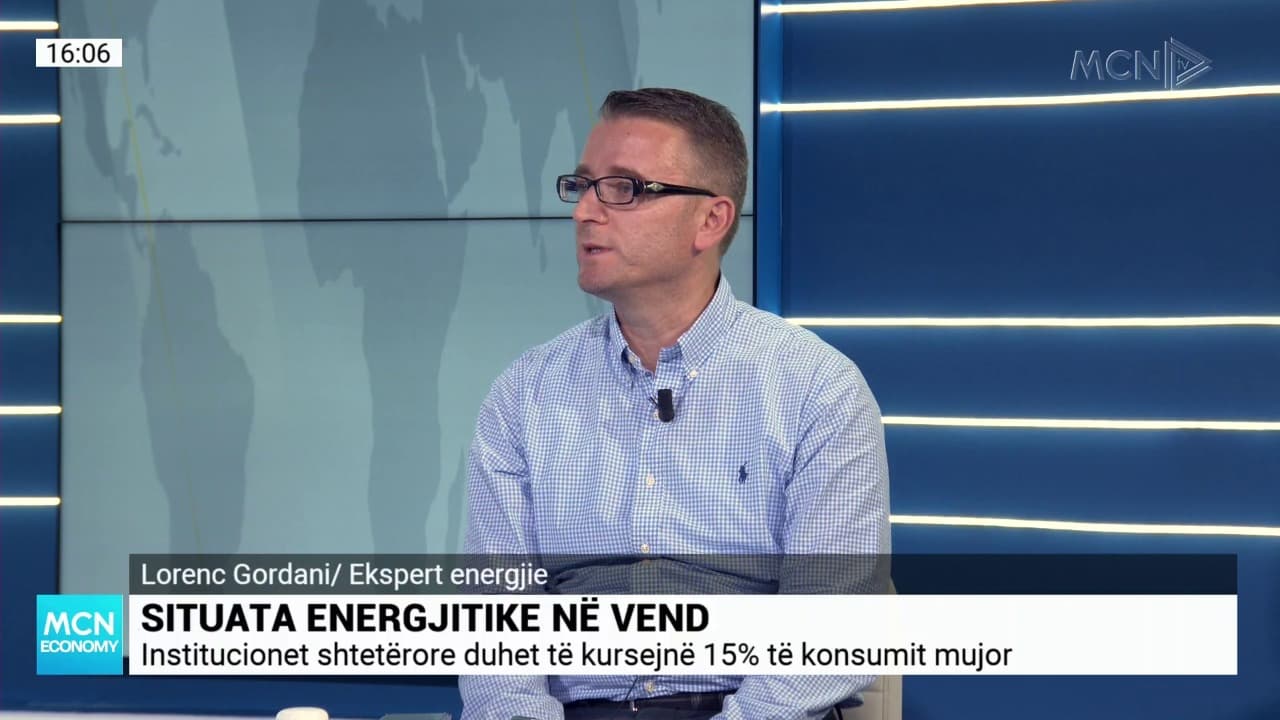Gordani: Rezerva energjetike është në nivele jo të favorshme, plani i kursimit s'do ketë impakt të madh