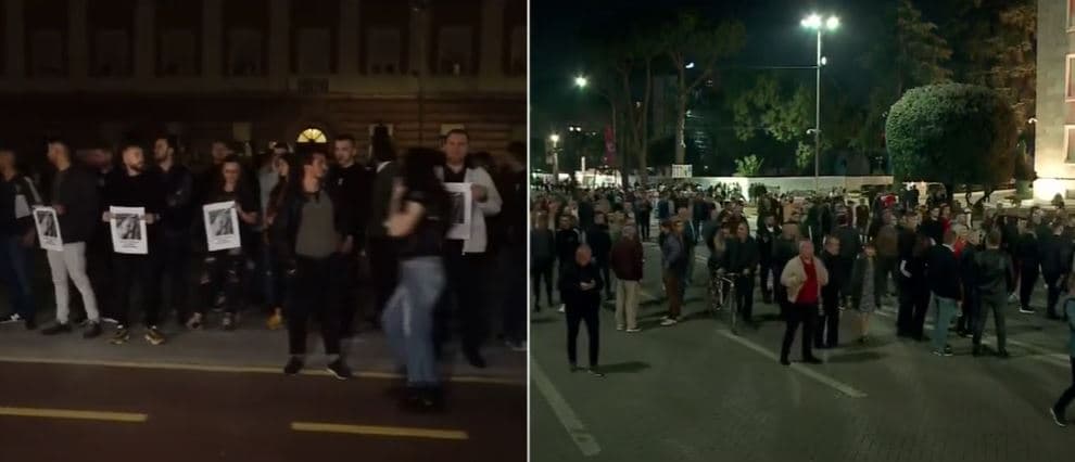 "Drejtësi për Learin. Të largohet Çuçi!"/ Përfundon pas një ore protesta për 32-vjeçarin që vdiq në duart e policisë