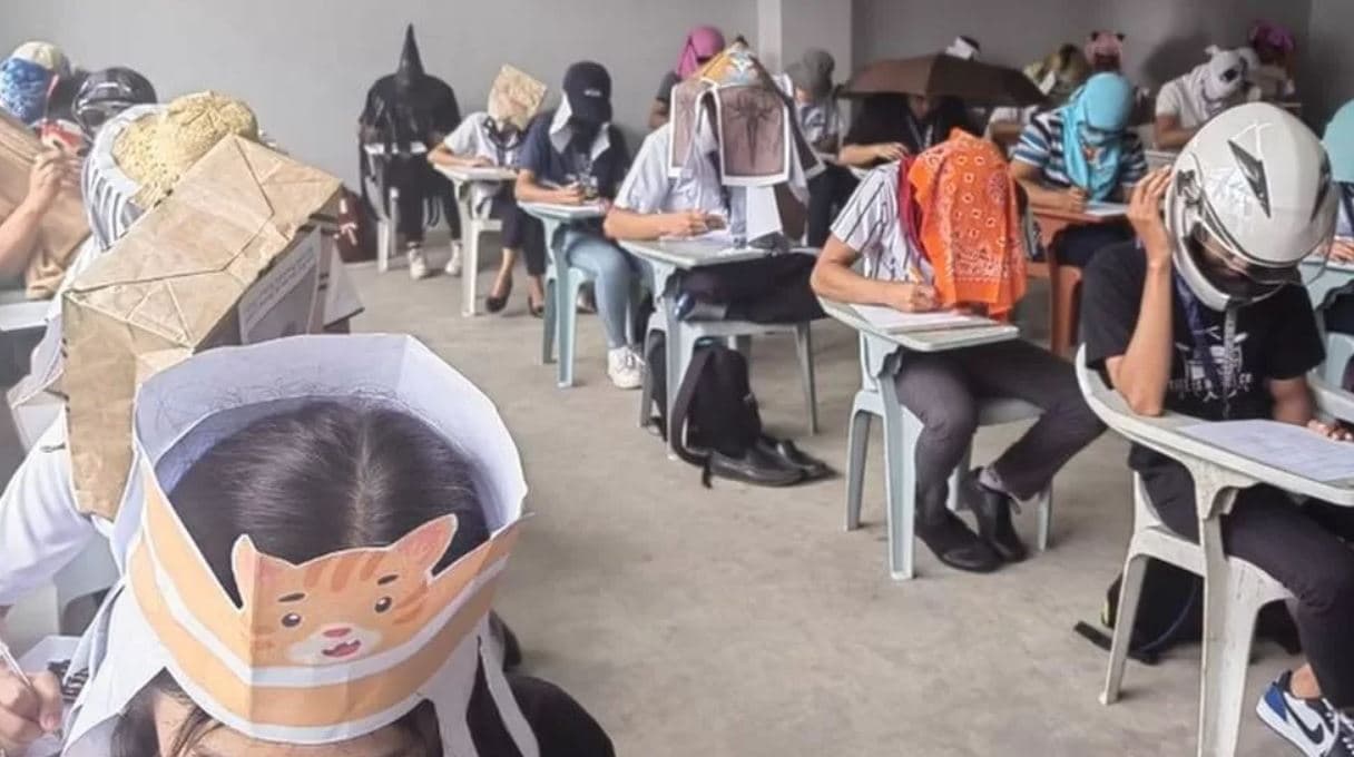 Kolegji në Filipine me masa të pazakonta kundër kopjimit, fotot e kapeleve bëhen virale në rrjetet sociale