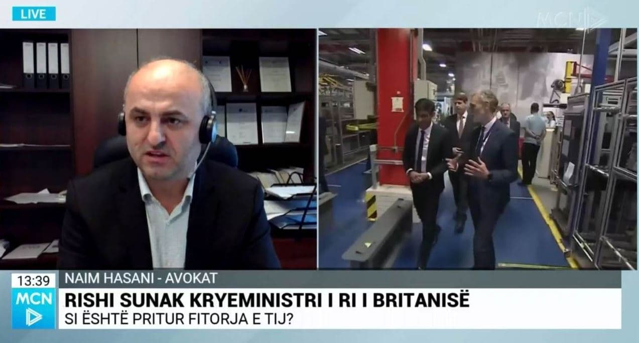 Sunak kryeministri i ri i Britanisë, Hasani: Historike, duhet të shohë nevojën për zgjerimin e emigracionit (VIDEO)