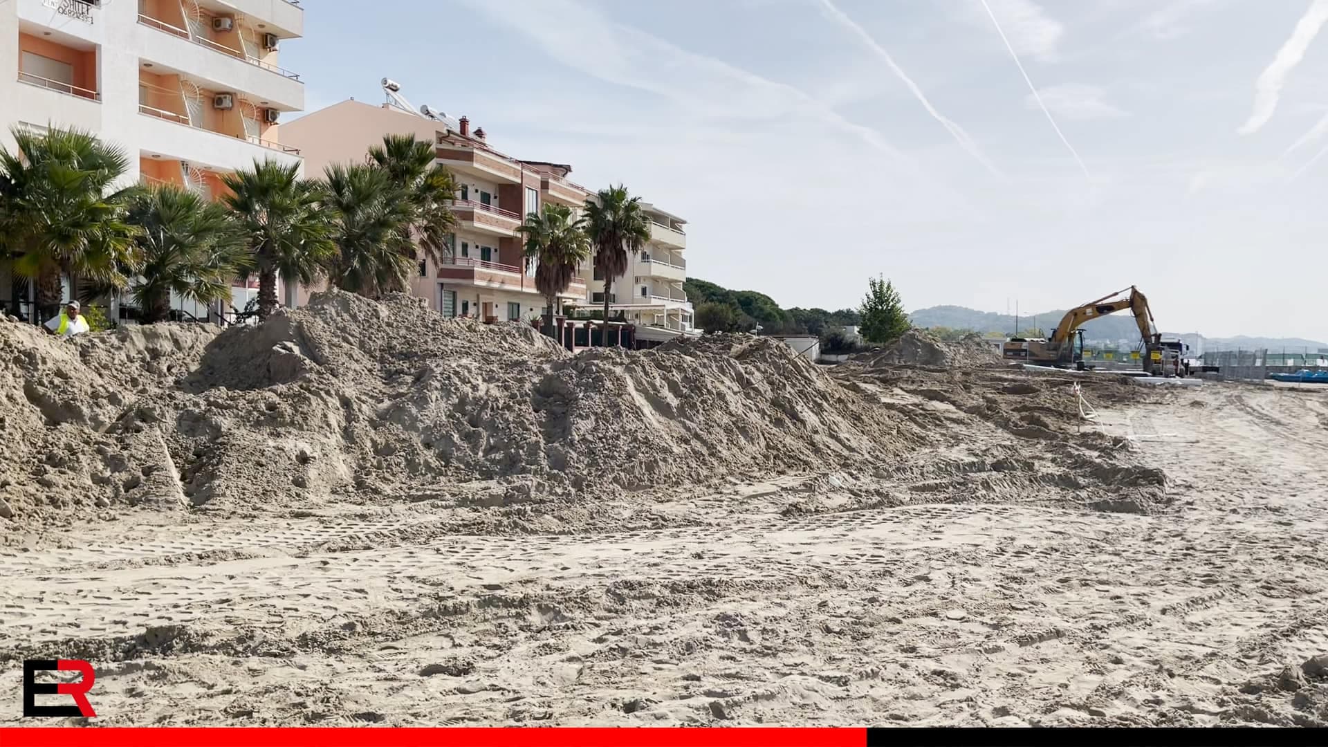 Pamjet e punimeve të Lungomares së Durrësit, nga Ura e Dajlanit deri te Kavalishenca