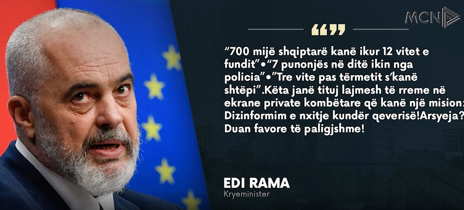 Rama “prishet” me Tv kombëtare? (VIDEO)