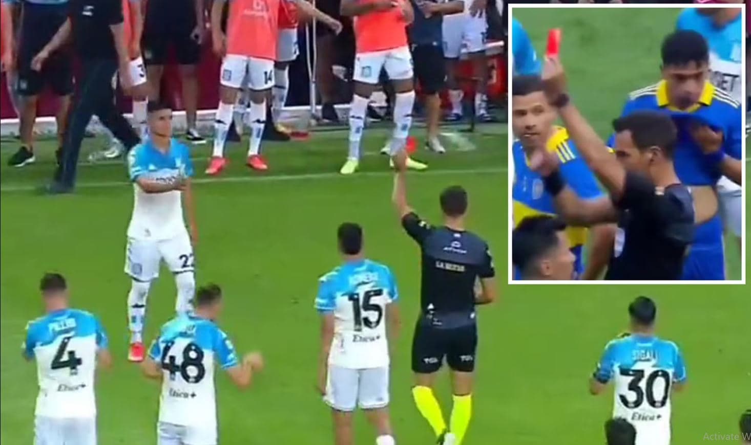 Arbitri nuk kursehet në finalen Boca Juniors-Racing, nxjerr kartonin e kuq 11 herë (VIDEO)
