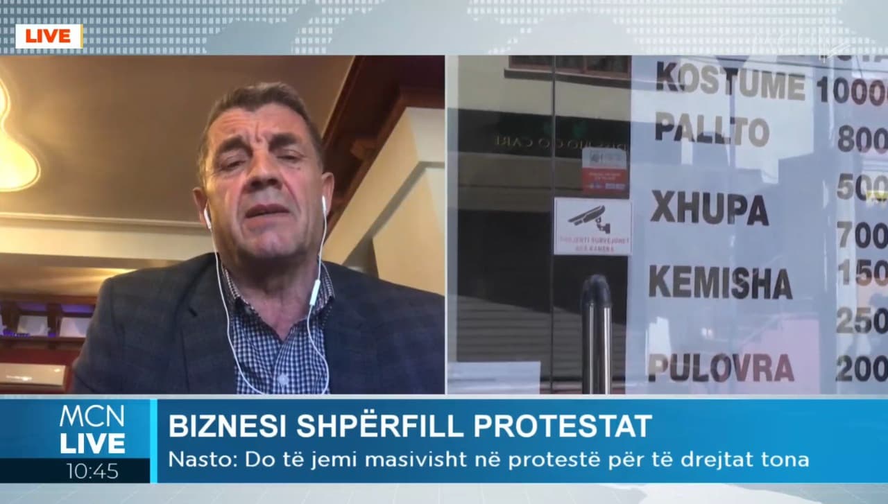 “Biznesi do shkojë deri në grevë urie”, Nasto: Qeveria po zbaton planin e oligarkëve. Monopolet një katastrofë! (VIDEO)