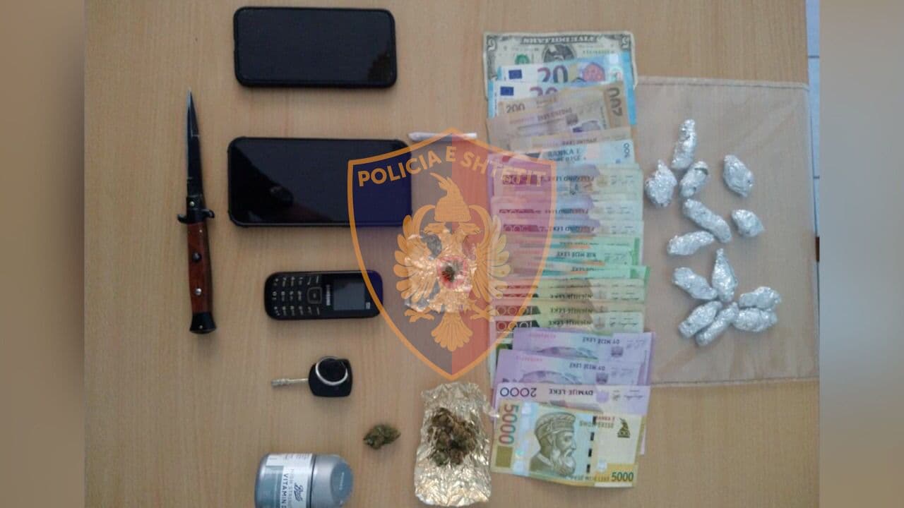 Shpërndanin heroinë dhe kanabis, 3 të arrestuar në Sarandë