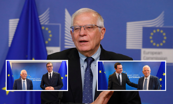 Dialogu Kosovë-Serbi/ Borrell takon sot Kurtin e Vuçiçin