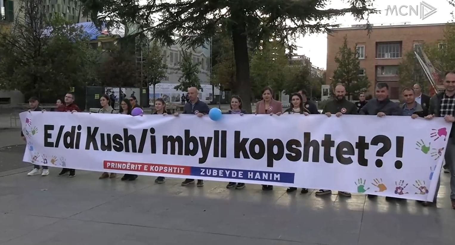 Prindërit e “Zybejde Hanëm” në protestë (VIDEO)