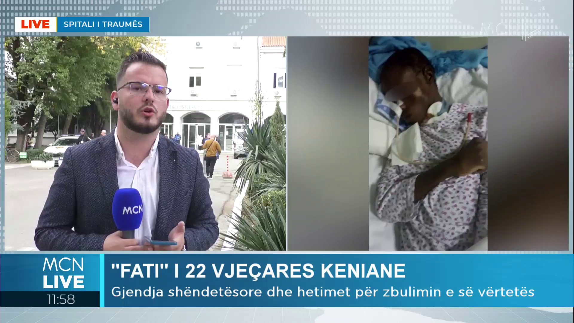 E reja keniane e dhunuar vijon në gjendje të rëndë, mbahet në jetë me oksigjen