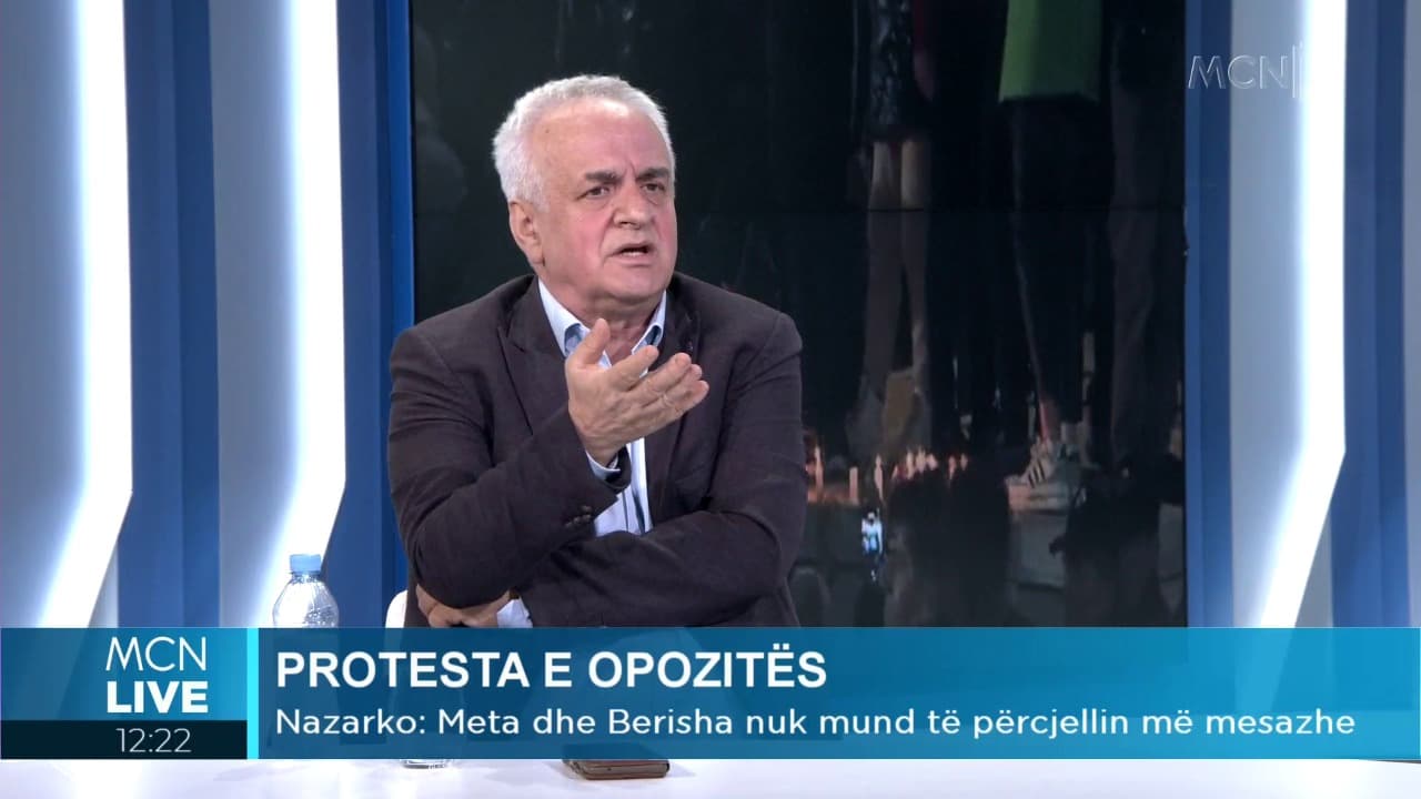 Nazarko: Meta dhe Berisha s’përcjellin më mesazh, i ka flakur historia. Protesta nuk çon askund (VIDEO)