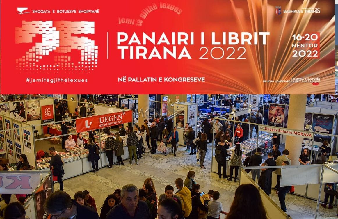 16-20 nëntor/ Nis sot festa e librit, Panairi “Tirana 2022”