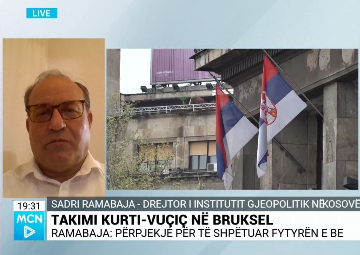 Ramabaja: Përpjekja e BE-së për dialog mes Kosovës dhe Serbisë është "deja vu" që nuk sjell sukses (VIDEO)