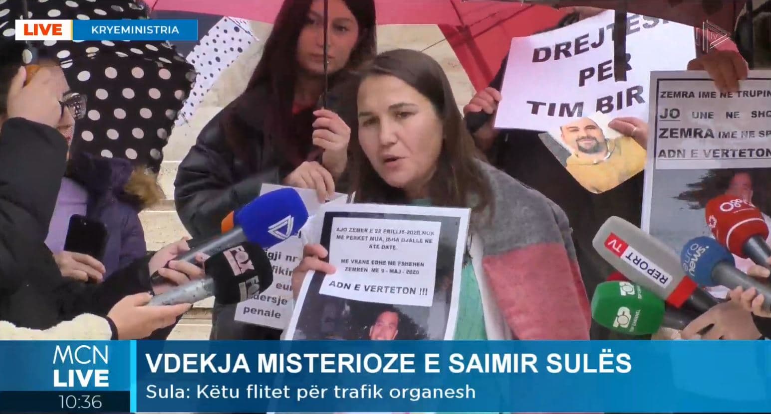 Motra e të riut që iu mor zemra në Spanjë, protestë në Kryeministri: Na shpjegoni pse heshtin institucionet
