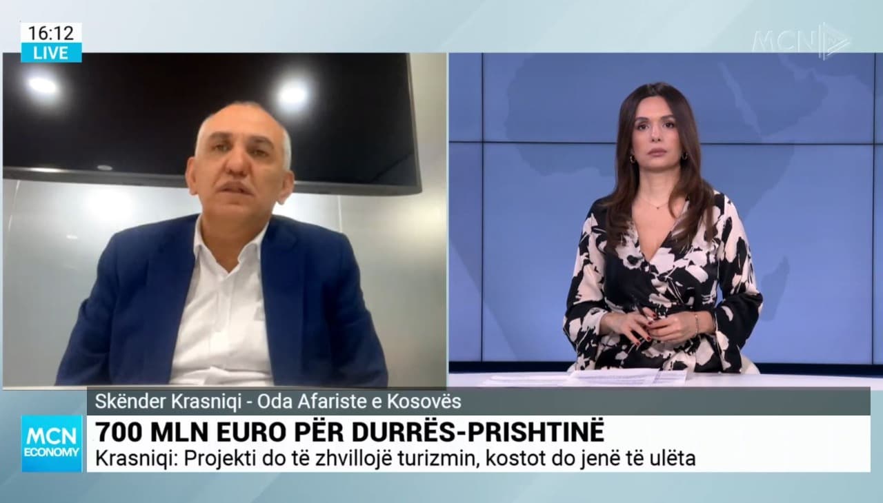 Hekurudha Durrës-Prishtinë, Krasniqi: Do kontribuojë në zhillimin e dy vendeve, do ishte mirë të ndërtohej me dy linja